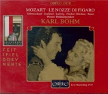 MOZART - Böhm - Le nozze di Figaro (Les noces de Figaro), opéra bouffe e live Salzburg 30 - 07 - 1957