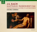 BACH - Corboz - Passion selon St Matthieu (Matthäus-Passion), pour solis