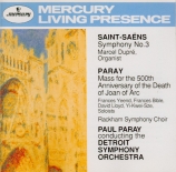 SAINT-SAËNS - Paray - Symphonie n°3 'Avec orgue'