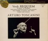 VERDI - Toscanini - Messa da requiem, pour quatre voix solo, chur, et o