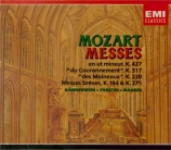 MOZART - Gönnenwein - Messe en ut mineur, pour solistes, chur et orches