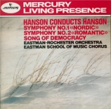 HANSON - Hanson - Symphonie n°1 op.21
