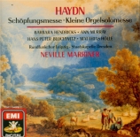 HAYDN - Marriner - Schöpfungsmesse (Messe de la création), pour solistes