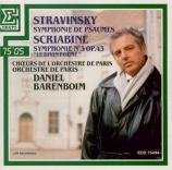 STRAVINSKY - Barenboim - Symphonie de psaumes, pour chur et orchestre