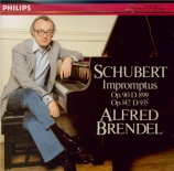 SCHUBERT - Brendel - Quatre impromptus, pour piano op.90 D.899