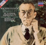 RACHMANINOV - Ashkenazy - Concerto pour piano n°3 en ré mineur op.30