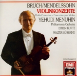 MENDELSSOHN-BARTHOLDY - Menuhin - Concerto pour violon et orchestre en m