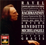 RACHMANINOV - Michelangeli - Concerto pour piano n°4 en sol mineur op.40