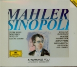 MAHLER - Sinopoli - Symphonie n°2 'Résurrection'