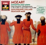 MOZART - Collard - Concerto pour piano et orchestre n°6 en si bémol maje Version pour piano et quatuor à cordes