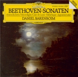 BEETHOVEN - Barenboim - Sonate pour piano n°14 op.27 n°2 'Clair de lune'