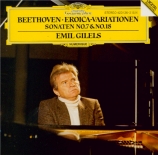 BEETHOVEN - Gilels - Variations héroïques, quinze variations pour piano