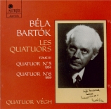 BARTOK - Vegh Quartet - Quatuor à cordes n°5 Sz.102 BB.110