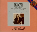 BACH - Gould - Concerto pour clavecin et cordes n°1 en ré mineur BWV.105