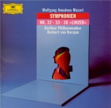 MOZART - Karajan - Symphonie n°32 en sol majeur K.318
