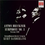 BRUCKNER - Sanderling - Symphonie n°3 en ré mineur WAB 103