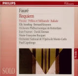FAURE - Fournet - Requiem pour voix, orgue et orchestre en ré mineur op