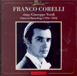 Franco Corelli chante Verdi : Historical recordings