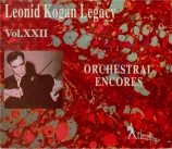 Leonid Kogan Legacy Vol.22 Orchestra Encores