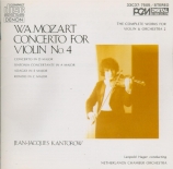 MOZART - Kantorow - Concerto pour violon et orchestre n°4 en ré majeur K Import Japon