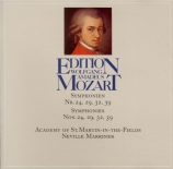 MOZART - Marriner - Symphonie n°24 en si bémol majeur K.182 (K6.173dA)