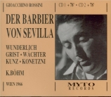 ROSSINI - Böhm - Il barbiere di Siviglia (Le barbier de Séville) live, Vienne le 28 - 04 - 1966 : chanté en allemand