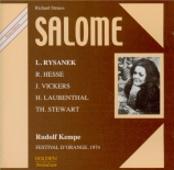 STRAUSS - Kempe - Salomé, opéra op.54 (Live Orange, 14 - 07 - 1974) Live Orange, 14 - 07 - 1974