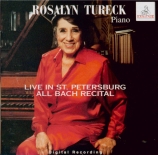 BACH - Tureck - Adagio pour clavier en sol majeur BWV.968 Live in St. Petersburg - All Bach recital