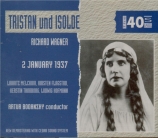WAGNER - Bodansky - Tristan und Isolde (Tristan et Isolde) WWV.90 Live MET 2 - 1 - 1937