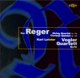 REGER - Vogler Quartett - Quatuor à cordes n°4 en mi bémol majeur op.109