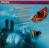STRAUSS - Holliger - Concerto pour hautbois et petit orchestre en ré maj