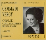 DONIZETTI - Gatto - Gemma di Vergy (Live Napoli, 12 - 12 - 1975) Live Napoli, 12 - 12 - 1975
