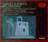 VERDI - Votto - La forza del destino, opéra en quatre actes (version 186 live Scala dii Milano in Köln, 5 - 7 - 1957