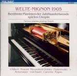 Welte-mignon 1905 Chopin