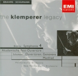 BRAHMS - Klemperer - Symphonie n°4 pour orchestre en mi mineur op.98