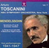 MENDELSSOHN-BARTHOLDY - Toscanini - Symphonie n°3 en la mineur op.56 'Sc