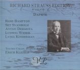 STRAUSS - Kleiber - Daphné, opéra op.82 (Live Buenos-Aires, 17 - 09 - 1948) Live Buenos-Aires, 17 - 09 - 1948