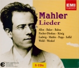 MAHLER - Popp - Lieder