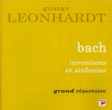 BACH - Leonhardt - Inventions à 2 voix BWV 772-786