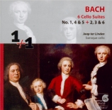 BACH - ter Linden - Six suites pour violoncelle seul BWV 1007-1012