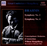 BRAHMS - Mengelberg - Symphonie n°2 pour orchestre en ré majeur op.73