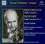 BEETHOVEN - Szigeti - Concerto pour violon en ré majeur op.61