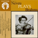 BRAHMS - Neveu - Concerto pour violon et orchestre en ré majeur op.77
