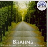 BRAHMS - Janacek Quartet - Quatuor à cordes n°1 en do mineur op.51 n°1