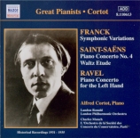 FRANCK - Cortot - Variations symphoniques, pour piano et orchestre FWV.4
