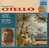 VERDI - Busch - Otello, opéra en quatre actes (live Net 18 - 12 - 1948) live Net 18 - 12 - 1948