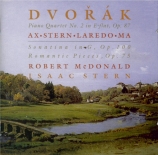 DVORAK - Ax - Quatuor avec piano en mi bémol majeur op.87 B.162