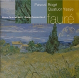 FAURE - Quatuor Ysaye - Quatuor avec piano n°2 en sol mineur op.45