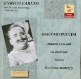 Les enregistrements Puccini (Airs de Manon Lescaut, Bohème,