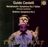 MENDELSSOHN-BARTHOLDY - Cantelli - Symphonie n°4 en la majeur op.90 'Ita